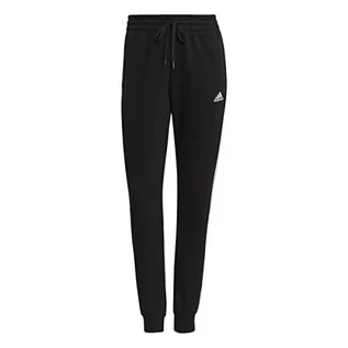Spodnie damskie - adidas Damskie spodnie W 3s FL C Pt, czarne/białe, L, czarny/biały, L - grafika 1