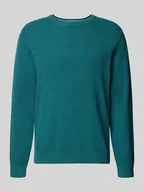 Swetry męskie - Sweter z dzianiny o kroju regular fit z czystej bawełny - miniaturka - grafika 1