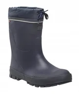 Kalosze damskie - Viking Kalosze Ocieplane Granatowe Dziecięce 22 Ż7I - miniaturka - grafika 1