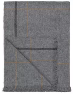 Elvang Pled wełniany Square light grey - Koce - miniaturka - grafika 1