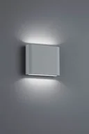 Lampy ogrodowe - Trio Thames II Tytanowy LED 2x2,5W szer. 11,5cm. IP54 3000K Kinkiet zewnętrzny 227560287 - miniaturka - grafika 1