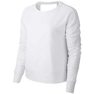 Koszulki i topy damskie - Nike Damska koszulka W NK Yoga WRAP Coverup Long Sleeved T-Shirt, Summit White/Platinum Tint, 2XL - miniaturka - grafika 1