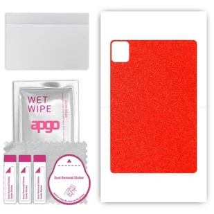 folia naklejka skórka strukturalna na TYŁ do Blackview Tab 70 WiFi - Czerwony Pastel Matowy - apgo SKINS - Akcesoria do tabletów i e-booków - miniaturka - grafika 1