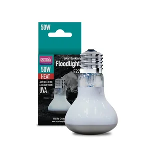 Arcadia Żarówka Grzewcza 3200K Solar Basking Floodlight (Uva) 50W - Akcesoria do terrarium - miniaturka - grafika 1