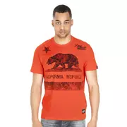 Koszulki męskie - Koszulka Pit Bull California - Pomarańczowa RATY 0% | PayPo | GRATIS WYSYŁKA | ZWROT DO 100 DNI - miniaturka - grafika 1