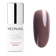 Lakiery hybrydowe - NeoNail - COVER Base Protein - Proteinowa, koloryzująca baza do paznokci - 7,2 ml - 9484-7 - TRUFFLE NUDE - miniaturka - grafika 1