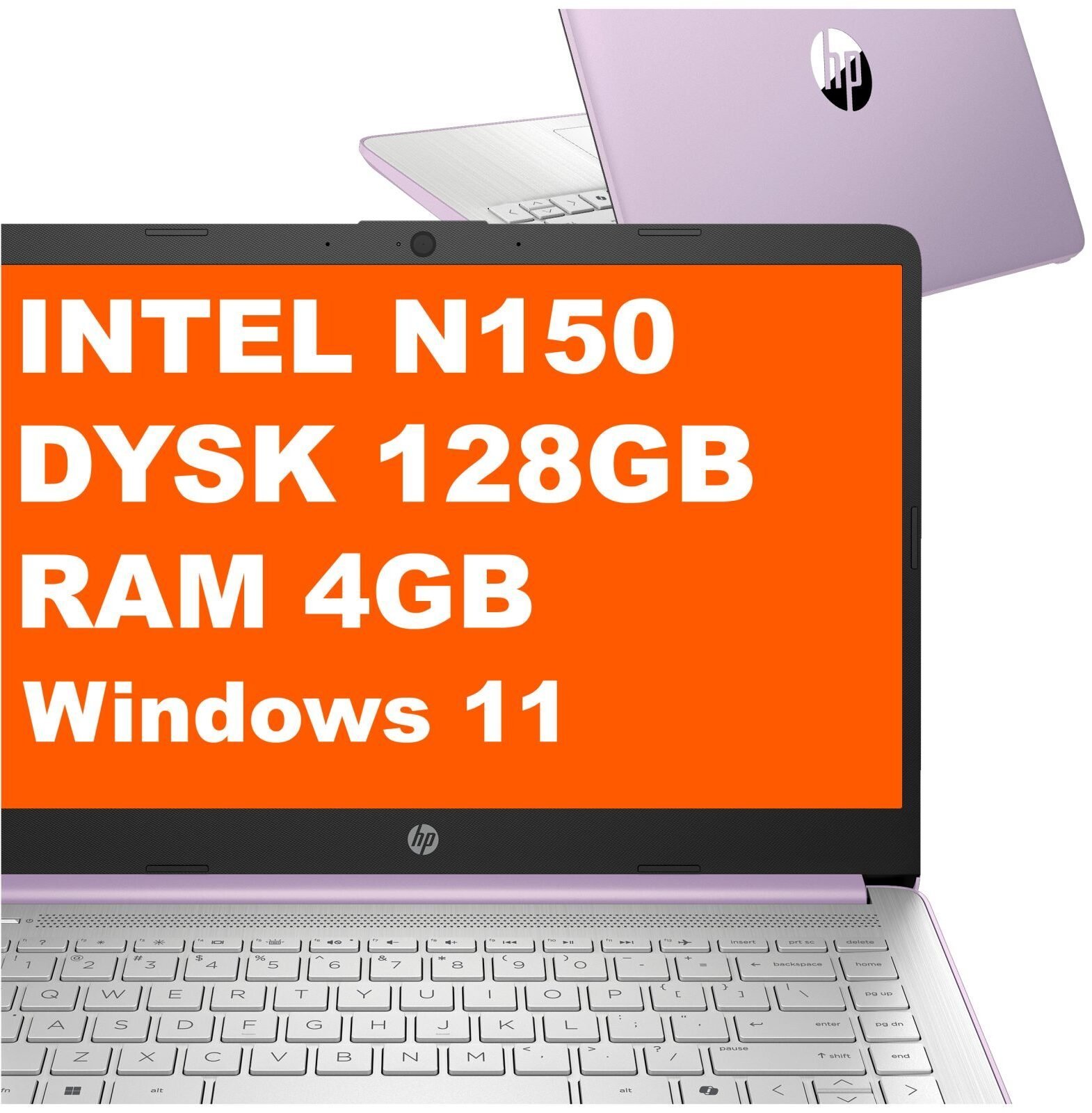 HP 14-dq6104dx / D0SN8UA / Intel N150 / 4GB / 128GB UFS / Intel Graphics / 14