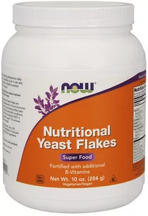 NOW Foods - Nutritional Yeast Flakes, 284g - Suplementy naturalne - miniaturka - grafika 1