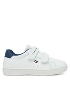 Buty dla chłopców - Tommy Hilfiger Sneakersy Low Cut Velcro Sneaker T1X9-34062-1355 S Biały - miniaturka - grafika 1