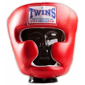 Kaski bokserskie i maski - Twins Special Kask Bokserski Sparingowy HGL-3 Red - miniaturka - grafika 1