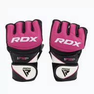 Rękawice bokserskie - Rękawice grapplingowe RDX Grappling Glove New Model GGRF-12P pink - miniaturka - grafika 1