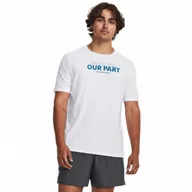 Koszulki sportowe męskie - Męski t-shirt z nadrukiem Under Armour UA We All Play Our Part Short Sleeve - - UNDER ARMOUR - miniaturka - grafika 1