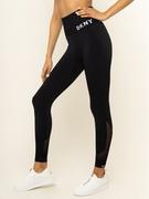 Spodnie damskie - DKNY Sport Legginsy DP8P1765 Czarny Slim Fit - miniaturka - grafika 1