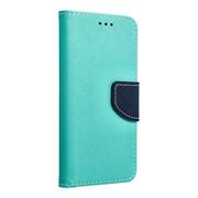 Etui i futerały do telefonów - Samsung Kabura Fancy Book do Galaxy S7 (G930) miętowy / granatowy - miniaturka - grafika 1