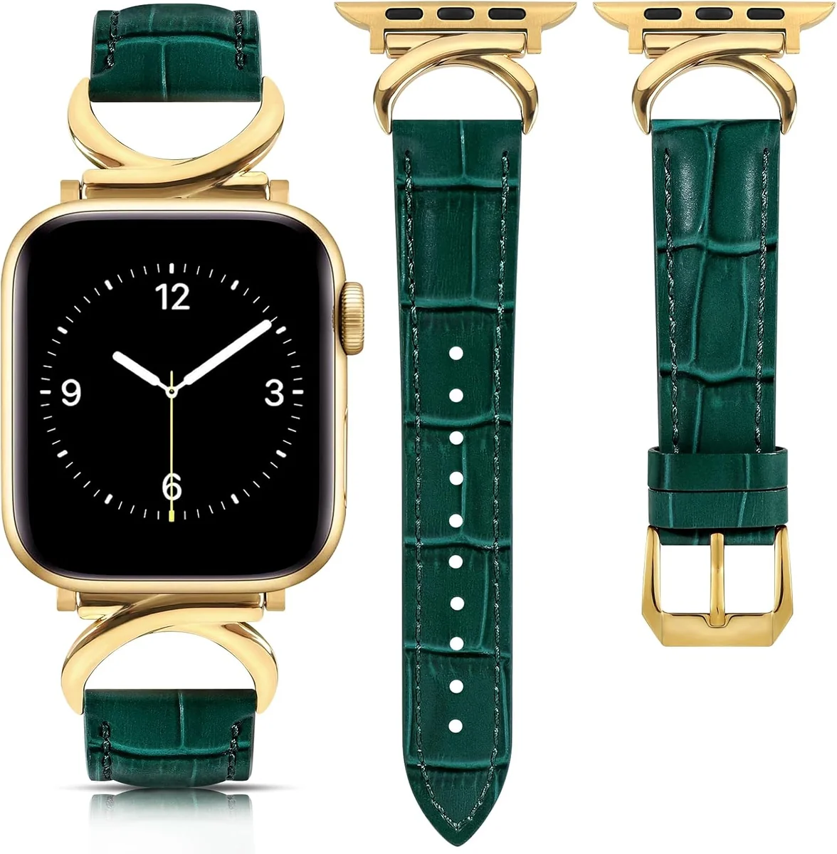 PASEK DO ZEGARKA 38MM 40MM 41MM SKÓRZANY DAMSKI ELEGANCKI MODNY WĄSKI