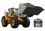 Zabawki zdalnie sterowane - BULDOŻER ZDALNIE STEROWANY KOPARKA VOLVO L260H SKALA 1:16 DOUBLEE E592-003 - miniaturka - grafika 1