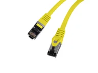 Pozostałe akcesoria sieciowe - Lanberg, Fluke Passed, Patchcord Kat.8.1 S/ftp Lszh Cu, Żółty, 1.5 M - miniaturka - grafika 1