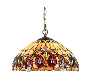 Prezent 1704 - Żyrandol na łańcuchu TIFFANY 2xE27/60W/230V - Lampy sufitowe - miniaturka - grafika 1