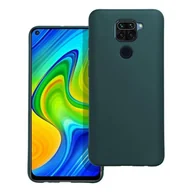 Etui i futerały do telefonów - OEM Futerał matt do Xiaomi Redmi Note 9 ciemnozielony - miniaturka - grafika 1