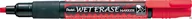 Markery do tablic - Pentel kredy marker, czerwony SMW26-BO - miniaturka - grafika 1