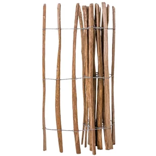 vidaxl Ogrodzenie z leszczyny, impregnowane, 120x250 cm - Ogrodzenia - miniaturka - grafika 5