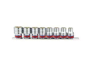 KING TONY Zestaw nasadek 4510SR, 1/2", 6-kątne, 3/8''-7/8'' - Zestawy narzędziowe - miniaturka - grafika 1