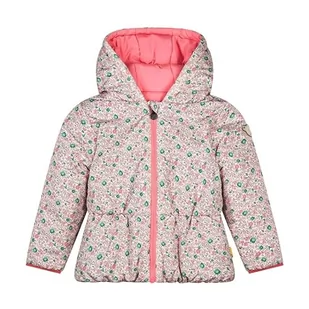 Steiff Dziewczęca kurtka dwustronna z kapturem, Barely Pink, 110 cm - Kurtki i płaszcze dla dziewczynek - miniaturka - grafika 1
