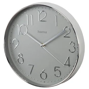 Hama zegar ścienny Elegance srebrno szary # z wartością produktów powyżej 89zł! - Zegary - miniaturka - grafika 1