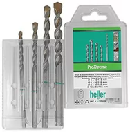 Wiertła - Heller Zestaw wierteł do betonu 28263 5 Średnica wiercenia 5 mm 6 mm 8 mm 10 mm Materiał wiertła Stal hartowana Uchwyt narzędzia Uchwyt trójszczękowy 1 zest - miniaturka - grafika 1