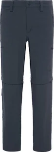 The North Face Spodnie męskie Exploration Convertible grafitowe r. XS - Spodnie sportowe męskie - miniaturka - grafika 1