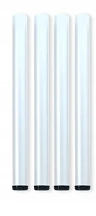 Emuca Regulowane Nogi stołu 710MM Ø60 Stal Białe - Meble modułowe i akcesoria - miniaturka - grafika 1