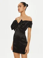 Sukienki - BARDOT Sukienka koktajlowa 54327DB2 Czarny Slim Fit - miniaturka - grafika 1