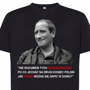 3212 Koszulka Film Jan Himilsbach Cytaty S Czarna - Koszulki męskie - miniaturka - grafika 1