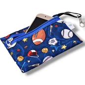 Etui na klucze - Etui na klucze etui na telefon saszetka portfelik piłki - miniaturka - grafika 1