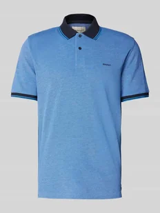 Koszulka polo o kroju regular fit z wyhaftowanym logo model ‘OXFORD’ - Koszulki męskie - miniaturka - grafika 1