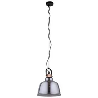 Lampy sufitowe - Nowodvorski Amalfi L 8380 lampa wisząca zwis 1x40W E27, szkło metalizowane/chrom - miniaturka - grafika 1