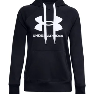 Under Armour Rival Fleece Logo Hoodie, damska bluza - Bluzy sportowe damskie - miniaturka - grafika 1