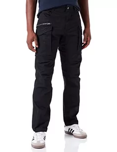 Replay Męskie spodnie cargo Joe Regular Fit, z komfortowej bawełny, Black 098, 33W / 34L - Spodenki męskie - miniaturka - grafika 1
