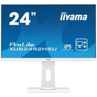 Monitory - IIYAMA XUB2492HSU-W1 23" biały - miniaturka - grafika 1