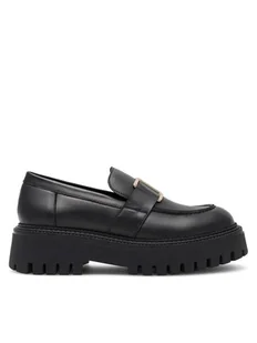 Badura Loafersy ALMEIRIM-8045 Czarny - Półbuty damskie - miniaturka - grafika 1