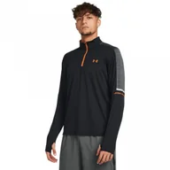 Koszulki sportowe męskie - Męski longsleeve treningowy Under Armour UA Tech Utility 1/4 Zip - czarny - UNDER ARMOUR - miniaturka - grafika 1