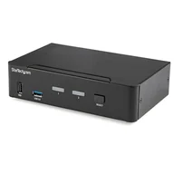 Przełączniki KVM - StarTech SV231DPU34K przełącznik KVM Czarny - miniaturka - grafika 1