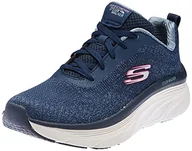 Trampki damskie - Skechers Damskie trampki D'LUX Walker, granatowe, 2 UK - miniaturka - grafika 1