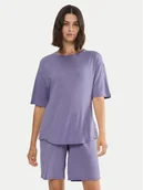 Piżamy damskie - Triumph Piżama Timeless Sensuality 10222627 Fioletowy Relaxed Fit - miniaturka - grafika 1