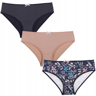 3X MAJTKI DAMSKIE FIGI BIKINI BAWEŁNIANE KLASYCZNE WZORY KOKARDKA MORAJ XXL - Majtki damskie 3X MAJTKI DAMSKIE FIGI BIKINI BAWEŁNIANE KLASYCZNE WZORY KOKARDKA MORAJ XXL - Majtki damskie - miniaturka - grafika 1