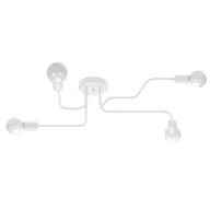 Lampy sufitowe - Żyrandol VECTOR 4 biały SOLLUX LIGHTING - miniaturka - grafika 1