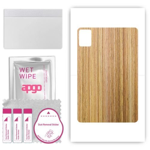 folia naklejka skórka strukturalna na TYŁ do Doogee T20 - Drewno Dąb Miodowy - apgo SKINS