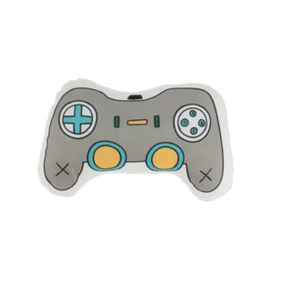Poduszka Gaming 29 x 35 x 7 cm szary - Poduszki dekoracyjne - miniaturka - grafika 1