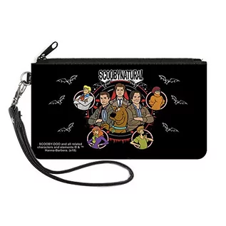 Portfele - Klamra w dół - portfel - zapinany na zamek portfel Scooby Doo supernaturalny mały damski - grafika 1