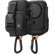 Etui i futerały do telefonów - SPIGEN SNAP ZIP MAGSAFE POUCH BLACK - miniaturka - grafika 1